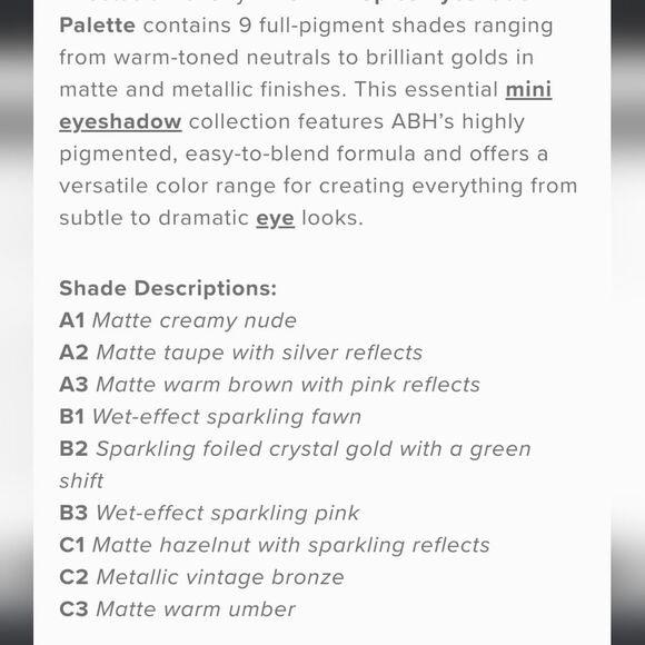 Anastasia Beverly Hills Spice Mini Eyeshadow Palette - Picture 11 of 11